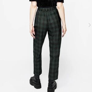 Disturbia nightingale plaid trousers